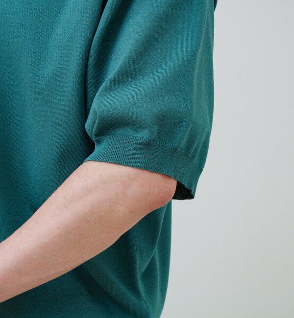 GLOSTER「【ラクなのに上品】コットンタッチリラックスポロ」|ポロシャツ|