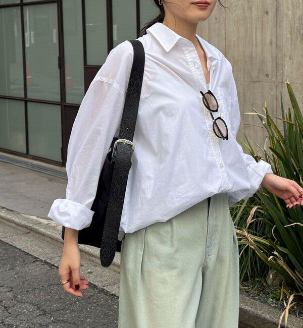 fredy emue「汗染み軽減加工シャツブルゾン」|シャツ・ブラウス|オフホワイト