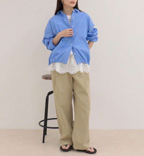 fredy emue「汗染み軽減加工シャツブルゾン」|シャツ・ブラウス|