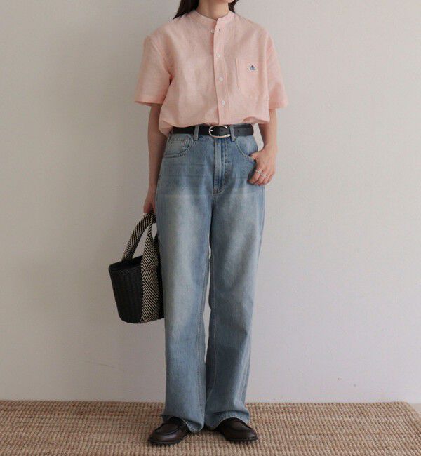 fredy emue「【GEVACO/ゲバコ】綿麻バンドカラーシャツ」|シャツ・ブラウス|