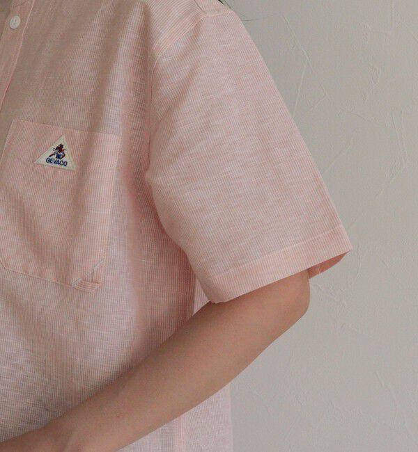 fredy emue「【GEVACO/ゲバコ】綿麻バンドカラーシャツ」|シャツ・ブラウス|