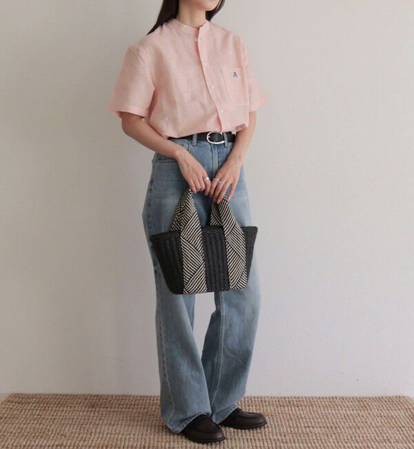 fredy emue「【GEVACO/ゲバコ】綿麻バンドカラーシャツ」|シャツ・ブラウス|