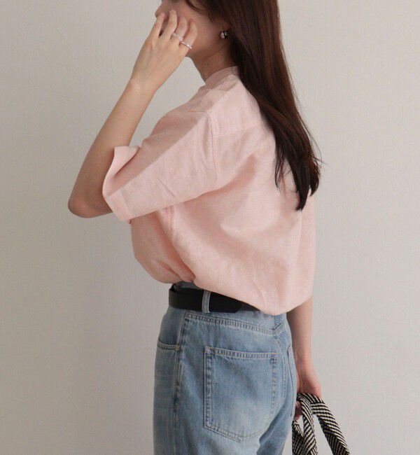 fredy emue「【GEVACO/ゲバコ】綿麻バンドカラーシャツ」|シャツ・ブラウス|