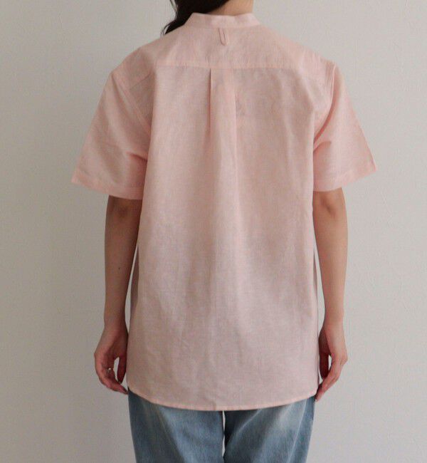 fredy emue「【GEVACO/ゲバコ】綿麻バンドカラーシャツ」|シャツ・ブラウス|