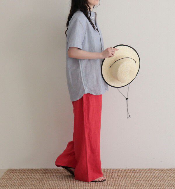 fredy emue「【GEVACO/ゲバコ】綿麻バンドカラーシャツ」|シャツ・ブラウス|