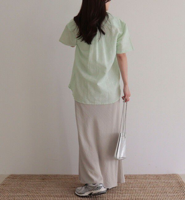 fredy emue「【GEVACO/ゲバコ】綿麻バンドカラーシャツ」|シャツ・ブラウス|