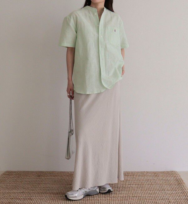 fredy emue「【GEVACO/ゲバコ】綿麻バンドカラーシャツ」|シャツ・ブラウス|