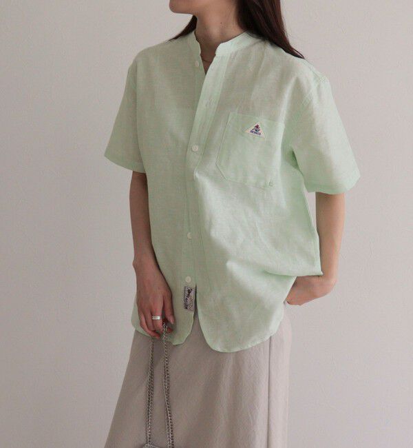 fredy emue「【GEVACO/ゲバコ】綿麻バンドカラーシャツ」|シャツ・ブラウス|