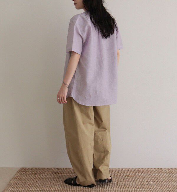 fredy emue「【GEVACO/ゲバコ】綿麻バンドカラーシャツ」|シャツ・ブラウス|