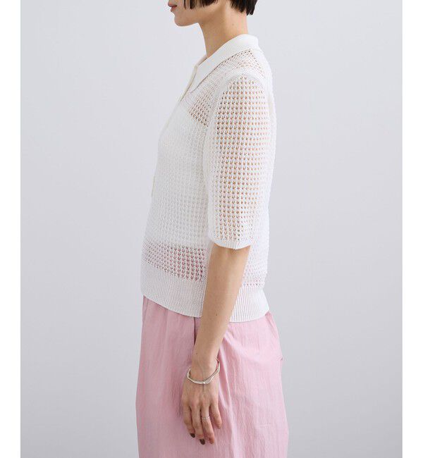 SALON adam et rope'「コードヤーンハーフスリーブポロシャツ」|ポロシャツ|