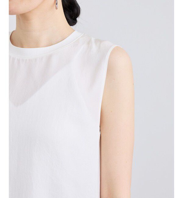 SALON adam et rope'「ブライトツイルタンクトップ / セットアップ対応」|Tシャツ・カットソー|