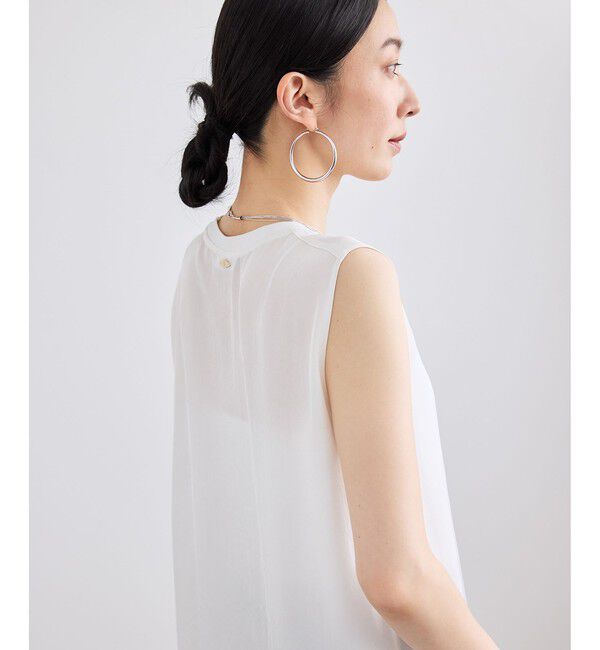 SALON adam et rope'「ブライトツイルタンクトップ / セットアップ対応」|Tシャツ・カットソー|ホワイト(10)