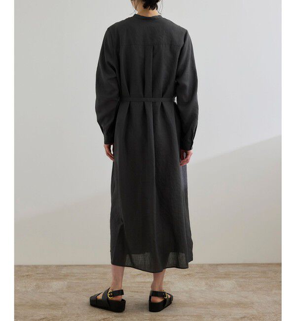 ROPE「【WEB・一部店舗限定】フロントオープンシャツワンピース/洗える」|ワンピース|