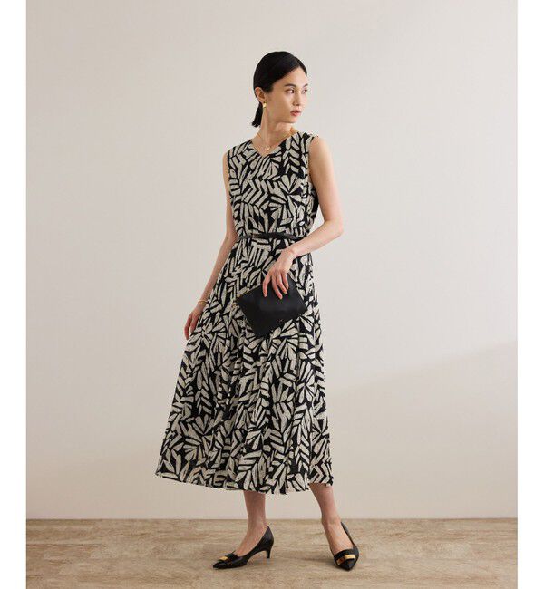 ROPE「【DEVEAUX（デヴォー）】Aラインフレアワンピース/洗える」|ワンピース|