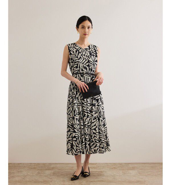 ROPE「【DEVEAUX（デヴォー）】Aラインフレアワンピース/洗える」|ワンピース|