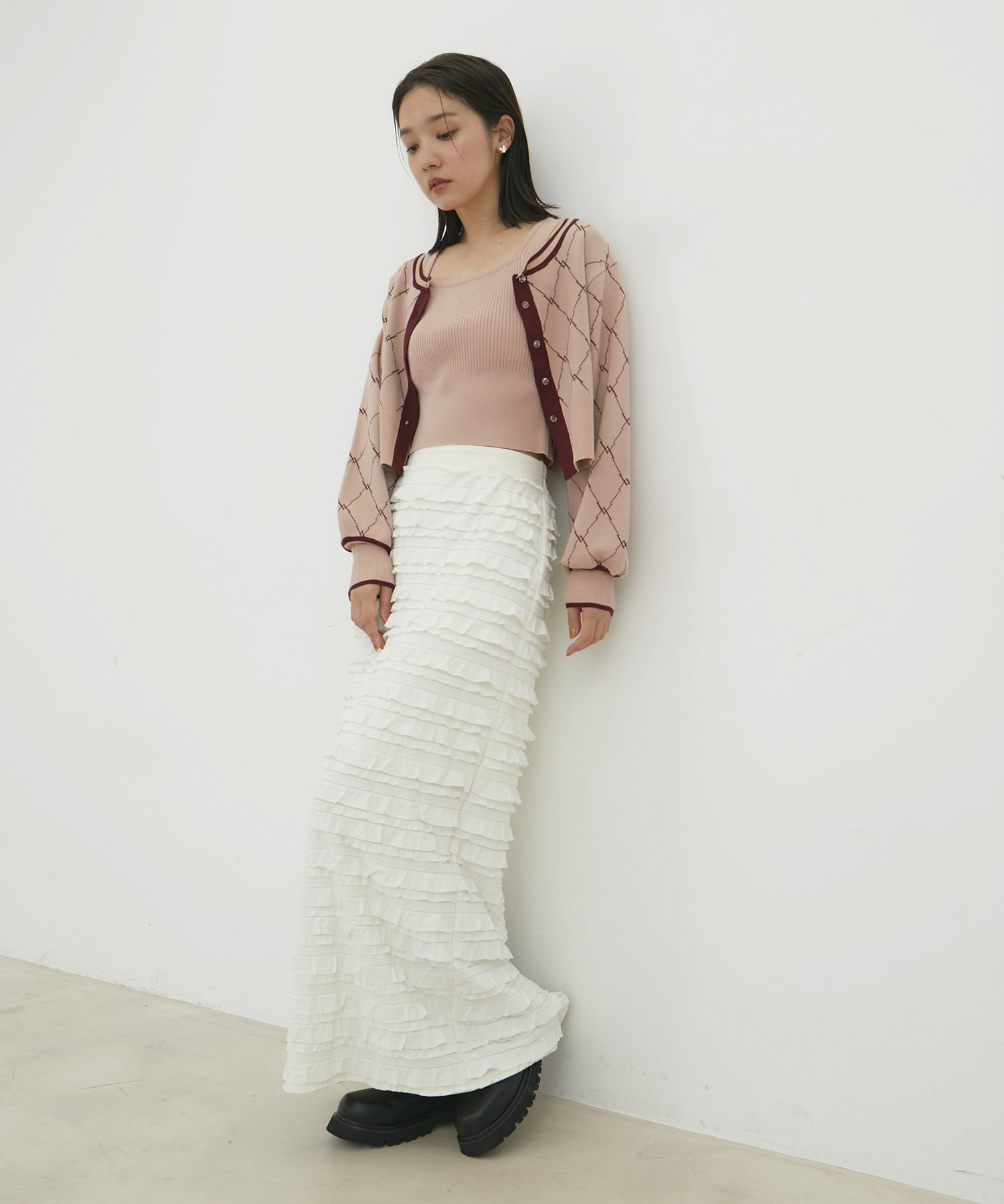 VIS「【SET】モノグラムニットアンサンブル【WEB/一部店舗限定】」|その他|