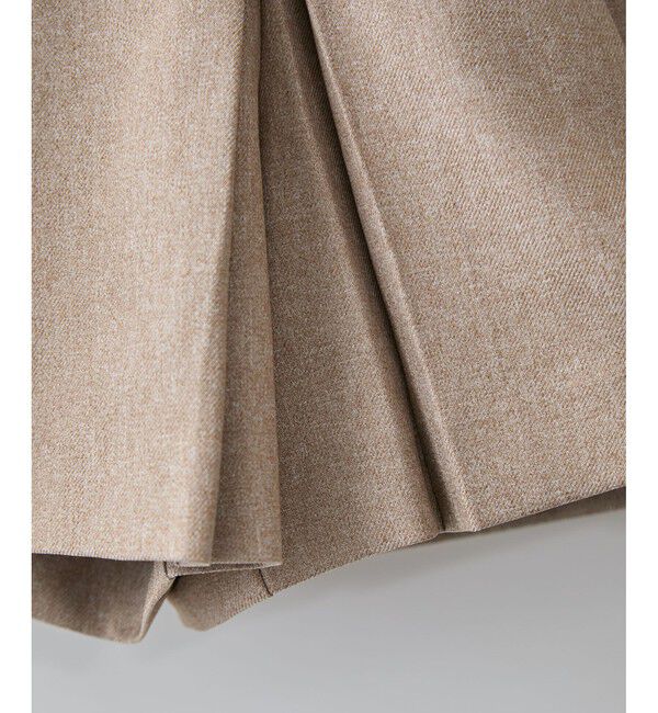 VIS「サマーツイードタックフレアショートパンツ」|チノ|