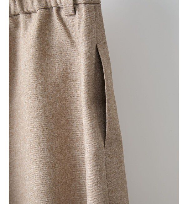 VIS「サマーツイードタックフレアショートパンツ」|チノ|