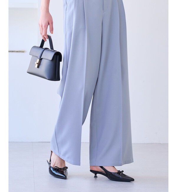 VIS「スリングバックリボンミュール」|パンプス|