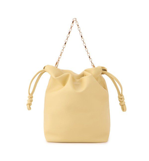 VIS「チェーンハンドル2WAY巾着バッグ」|ハンドバッグ|