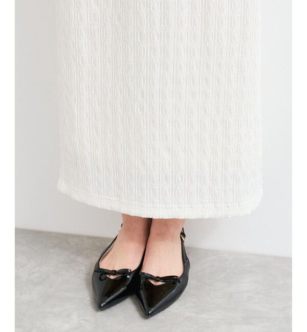 VIS「【新色追加】【接触冷感】膨れジャガードナロースカート」|スカート|