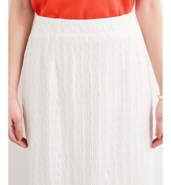 VIS「【新色追加】【接触冷感】膨れジャガードナロースカート」|スカート|