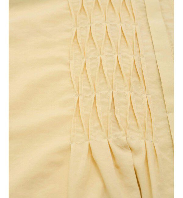 VIS「【接触冷感/洗える】気流染めスモッキングブラウス」|シャツ・ブラウス|