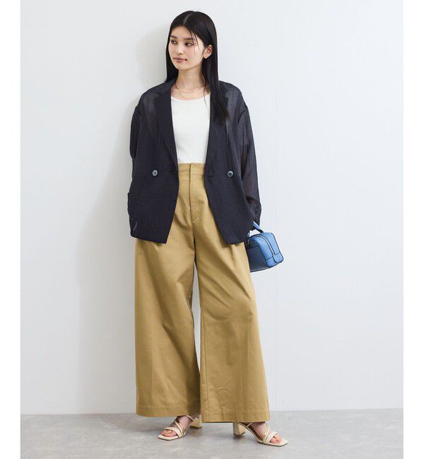 VIS「シアーリラックスジャケット」|テーラードジャケット|