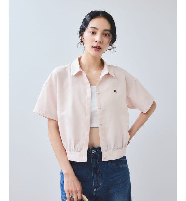 VIS「刺繍ロゴハーフスリーブシャツ」|シャツ・ブラウス|