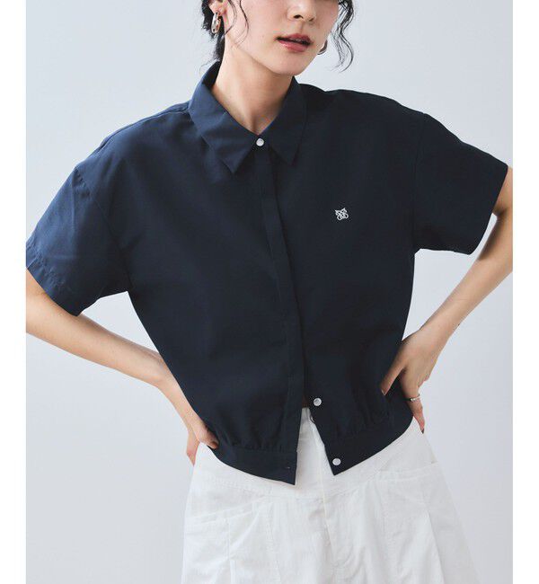 VIS「刺繍ロゴハーフスリーブシャツ」|シャツ・ブラウス|