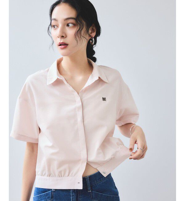 VIS「刺繍ロゴハーフスリーブシャツ」|シャツ・ブラウス|