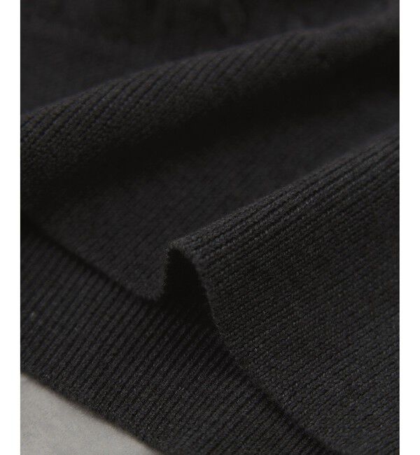 VIS「【POLO BCS】VIS別注ミニケーブルノーカラーニットカーディガン」|カーディガン|