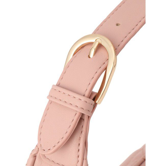 VIS「ハートチャーム付き2WAYキルトバッグ」|ハンドバッグ|