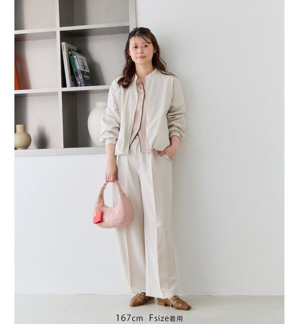 VIS「ボリュームバルーンブルゾン/UVケア・イージーケア」|ブルゾン・スタジャン|