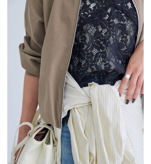 VIS「ボリュームバルーンブルゾン/UVケア・イージーケア」|ブルゾン・スタジャン|