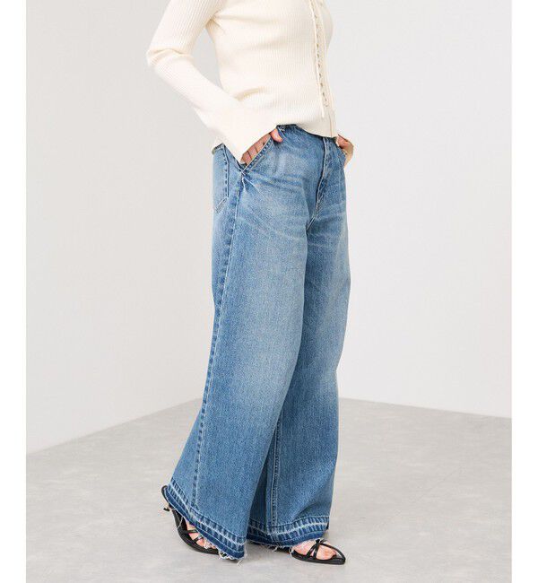 VIS「バギーワイドデニムパンツ」|デニム|