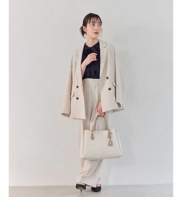 VIS「美easyリネンライクテーラードジャケット/イージーケア・接触冷感・セットアップ対応」|テーラードジャケット|