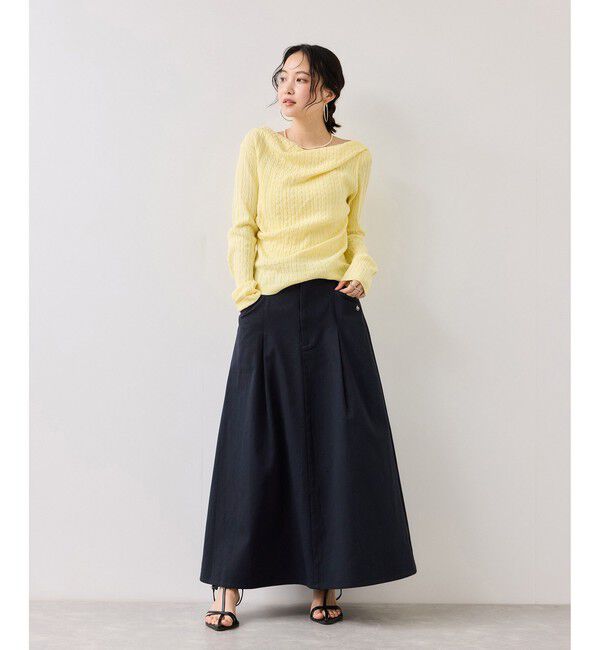 VIS「【POLO BCS】VIS別注タックフレアスカート」|スカート|