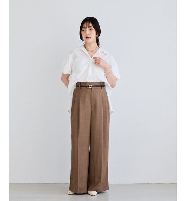 VIS「後ろタックフレアシャツ」|シャツ・ブラウス|