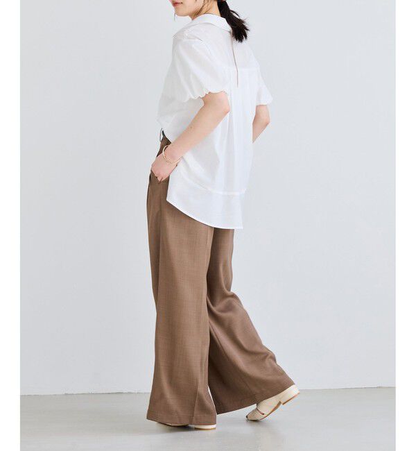 VIS「後ろタックフレアシャツ」|シャツ・ブラウス|