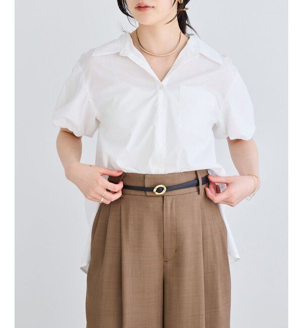VIS「後ろタックフレアシャツ」|シャツ・ブラウス|