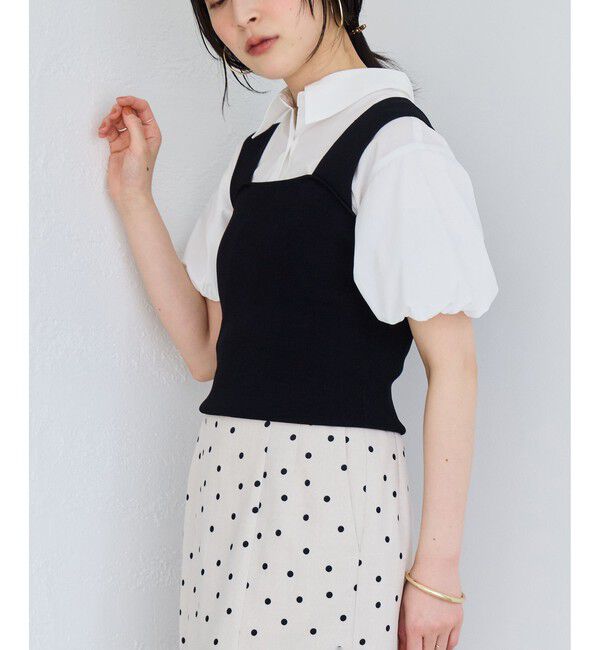 VIS「後ろタックフレアシャツ」|シャツ・ブラウス|