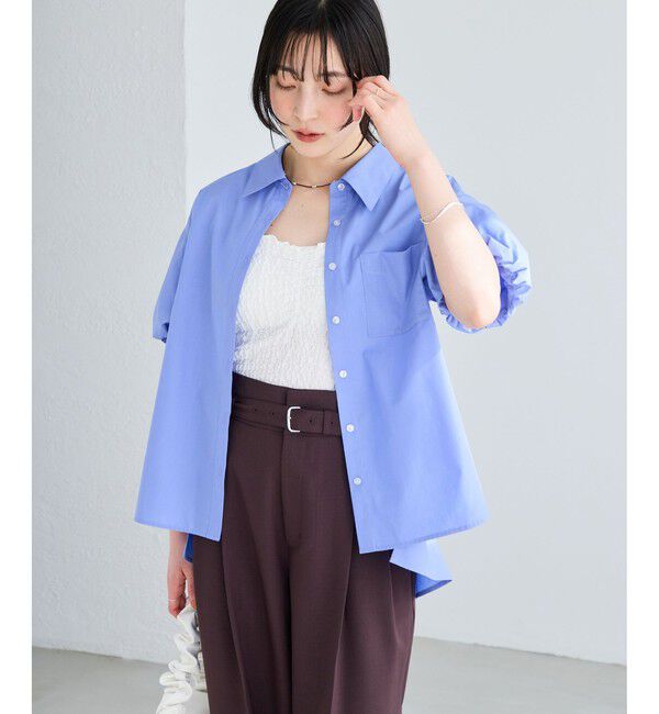 VIS「後ろタックフレアシャツ」|シャツ・ブラウス|