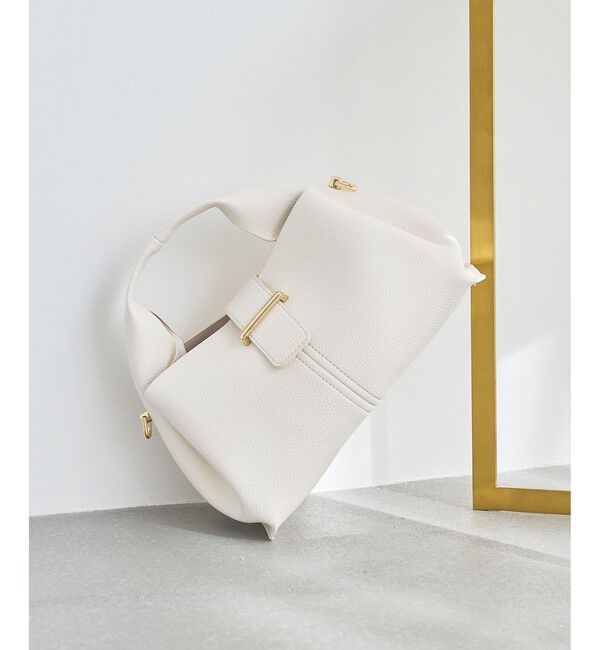 VIS「【軽量】フロント金具エアリーソフトミニショルダーバッグ」|ショルダー・メッセンジャー|オフホワイト(15)