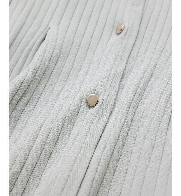 VIS「ウエストタックカーディガン/イージーケア」|カーディガン|