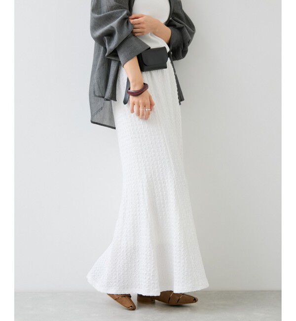 VIS「膨れジャガードマーメイドスカート」|スカート|