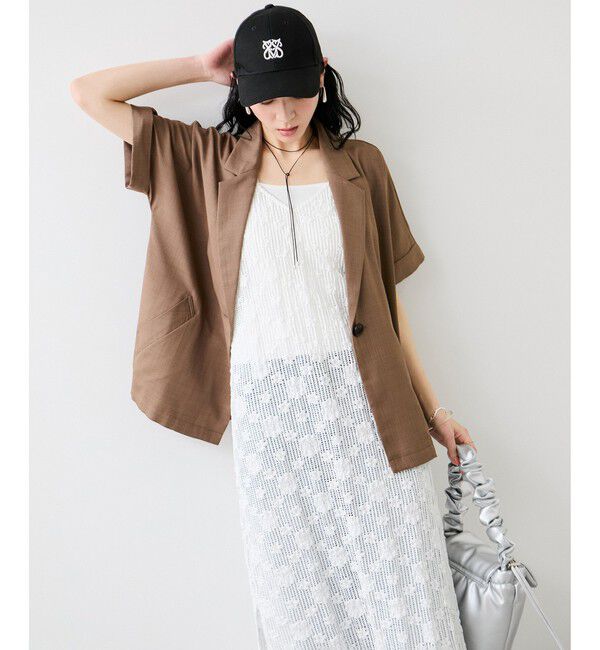 VIS「フラワーレースキャミワンピース」|ワンピース|