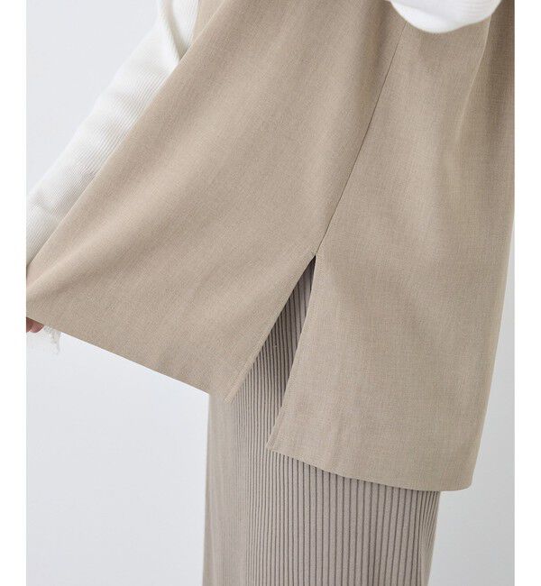 Rope&rsquo;Picnic「【花粉ガード】クリアツイルジレベスト/セレモニー・通勤対応・セットアップ対応」|ベスト・ジレ|