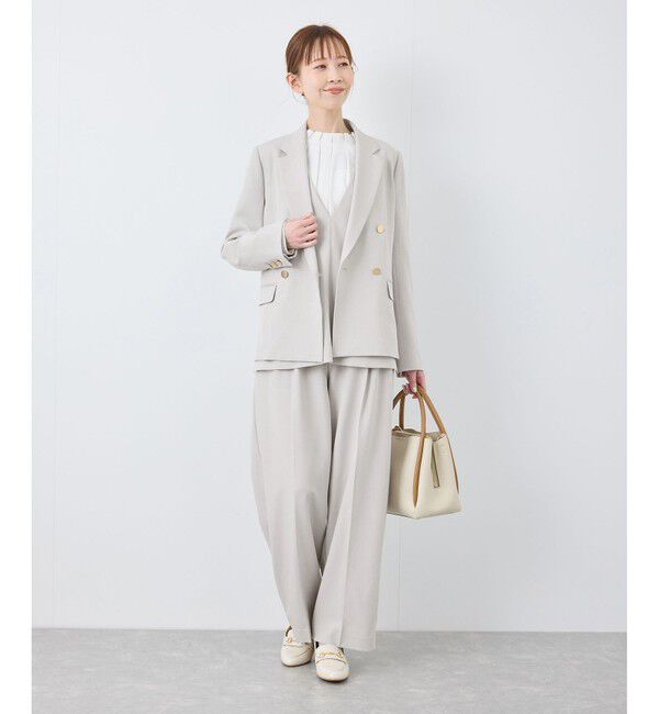 Rope&rsquo;Picnic「【花粉ガード】クリアツイルジレベスト/セレモニー・通勤対応・セットアップ対応」|ベスト・ジレ|