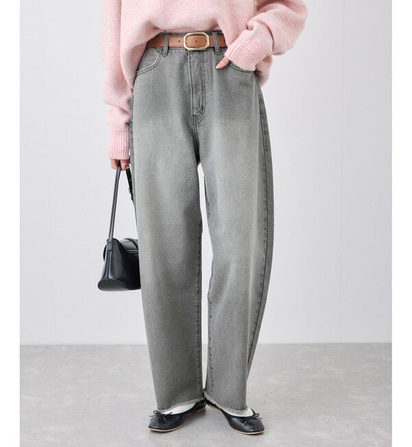 Rope&rsquo;Picnic「【emur/エミュール】カービーデニムパンツ」|デニム|